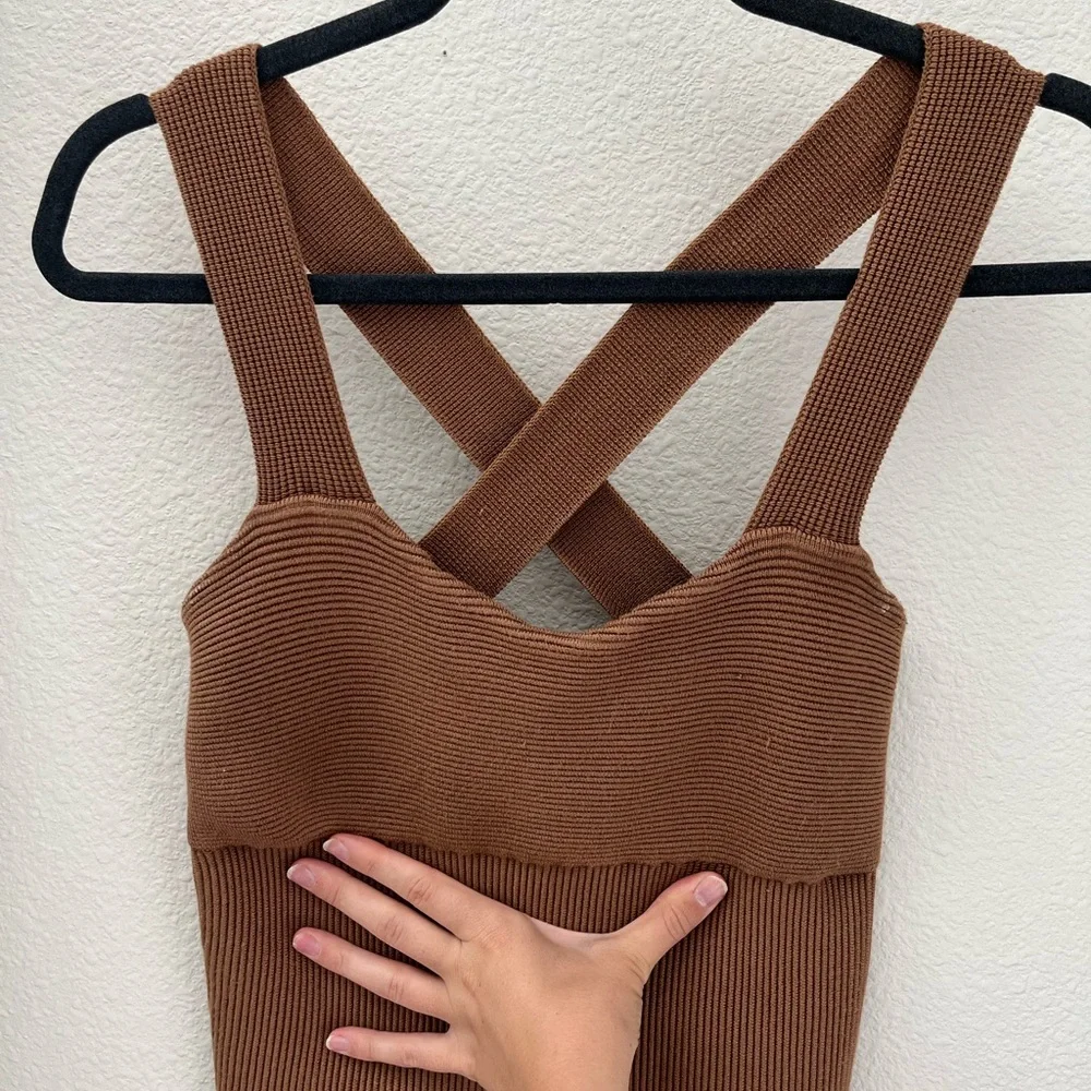 Coffee Knit Tank - Picture 3 of 4